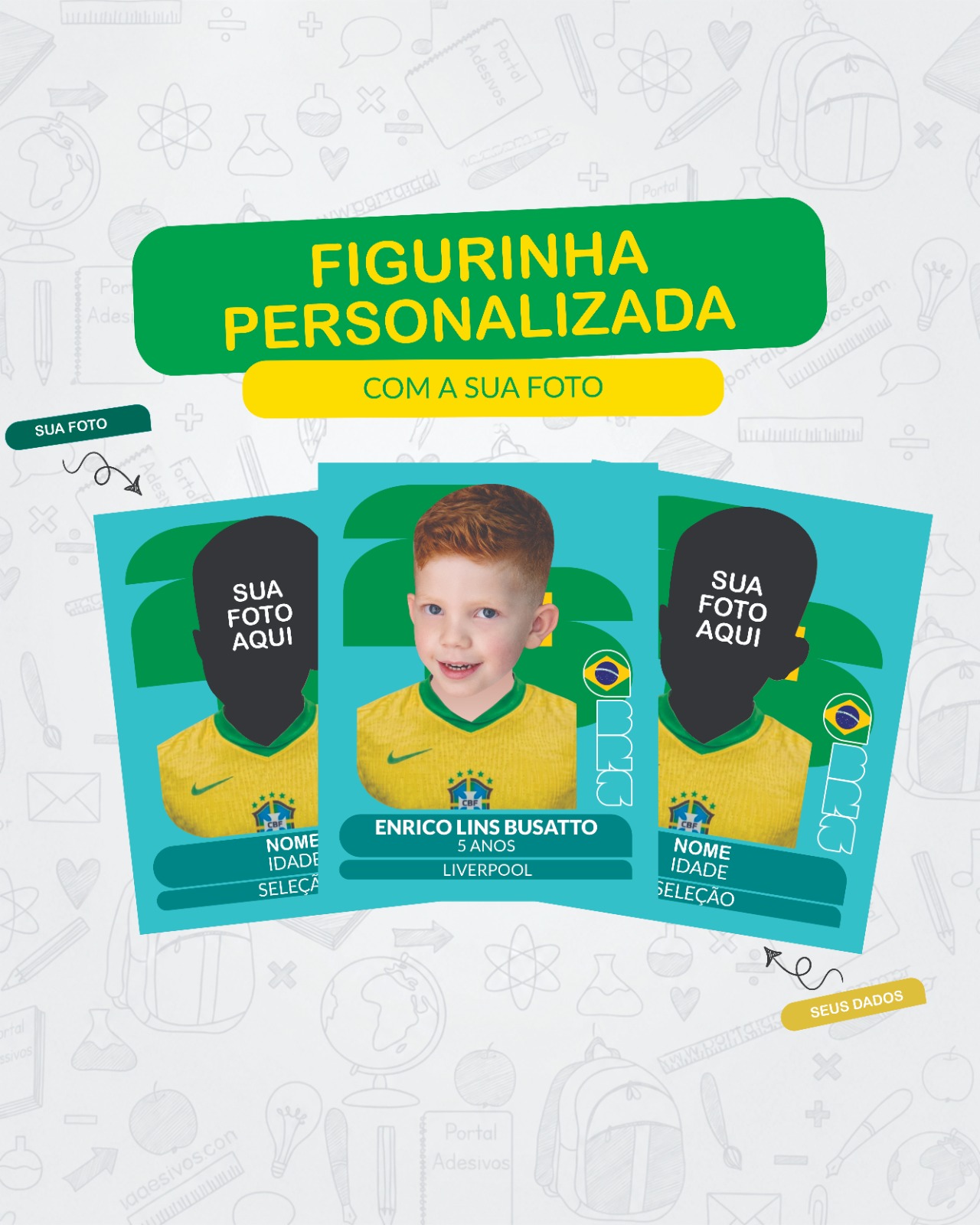 Figurinhas Personalizada