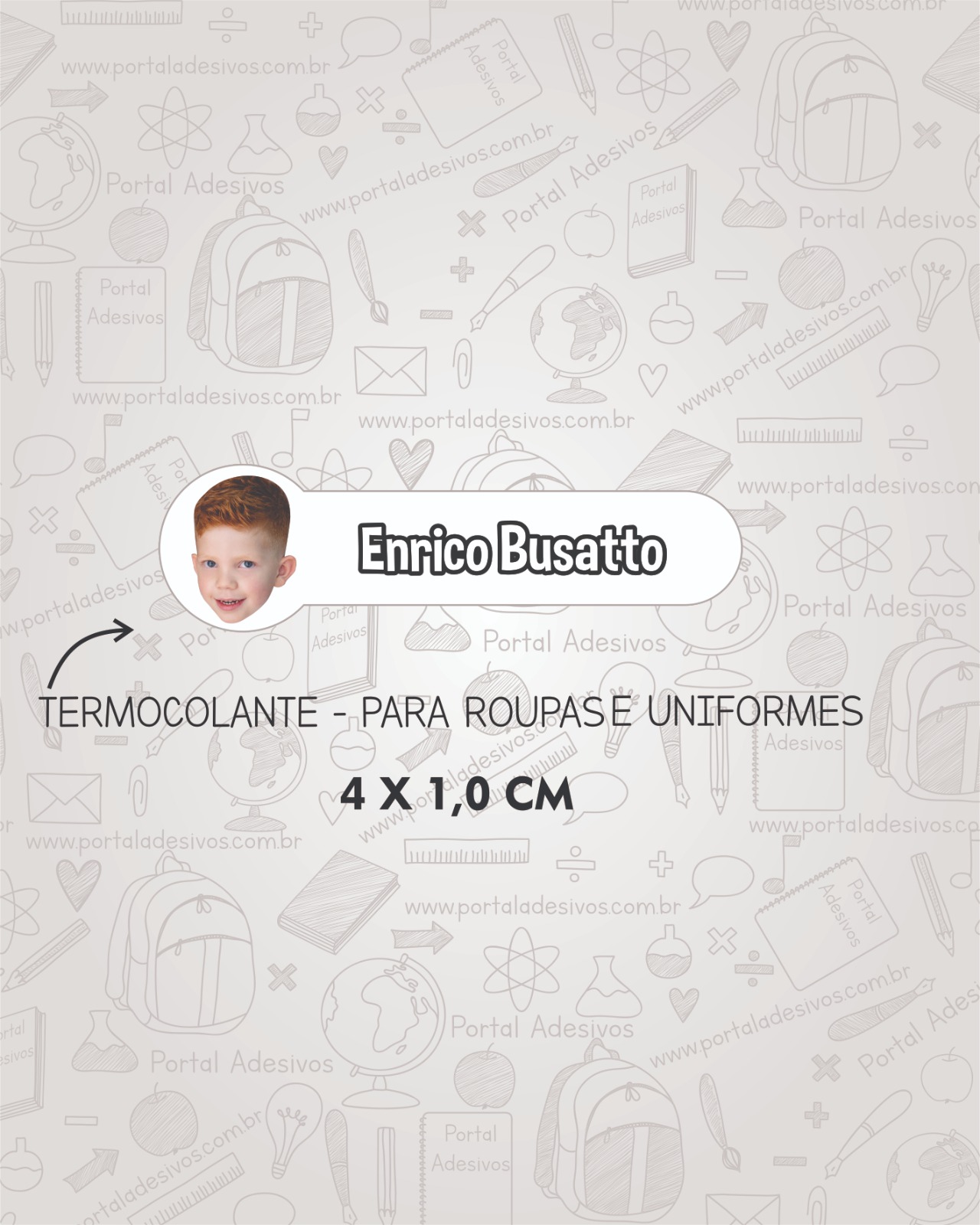 Termocolante Personalizada com Foto